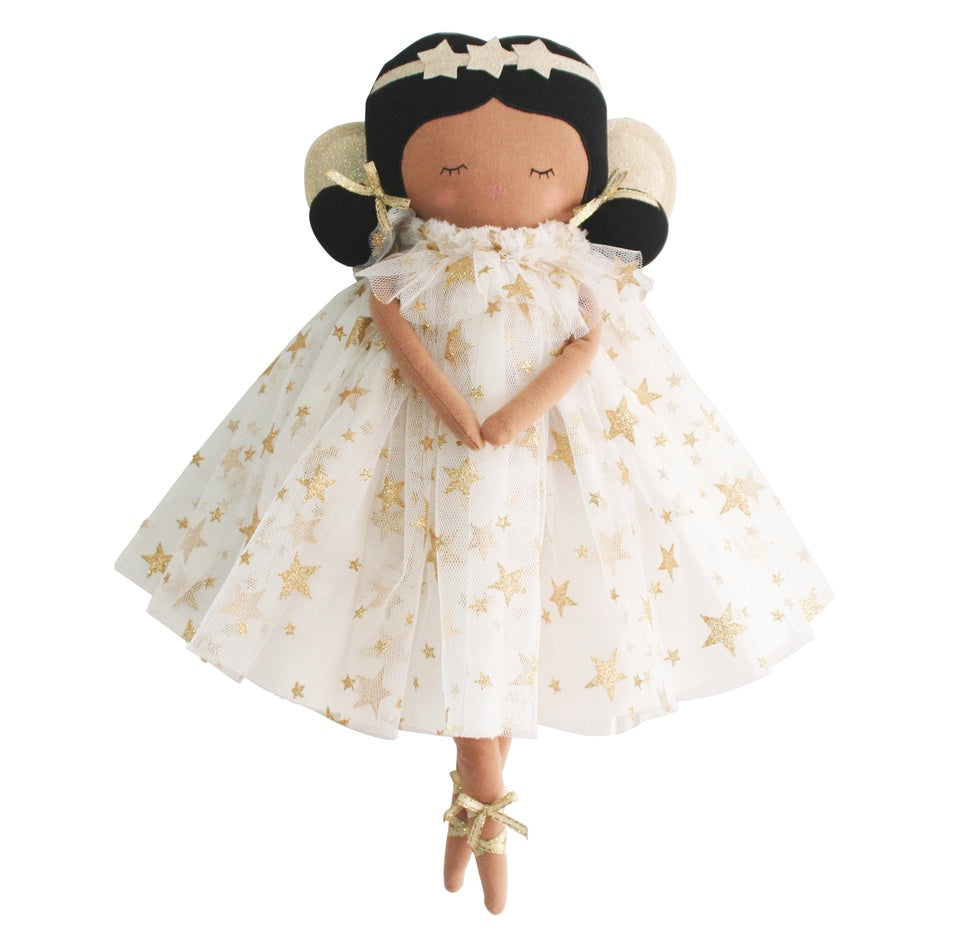 Gracie Fairy Doll - Ivory Gold Star