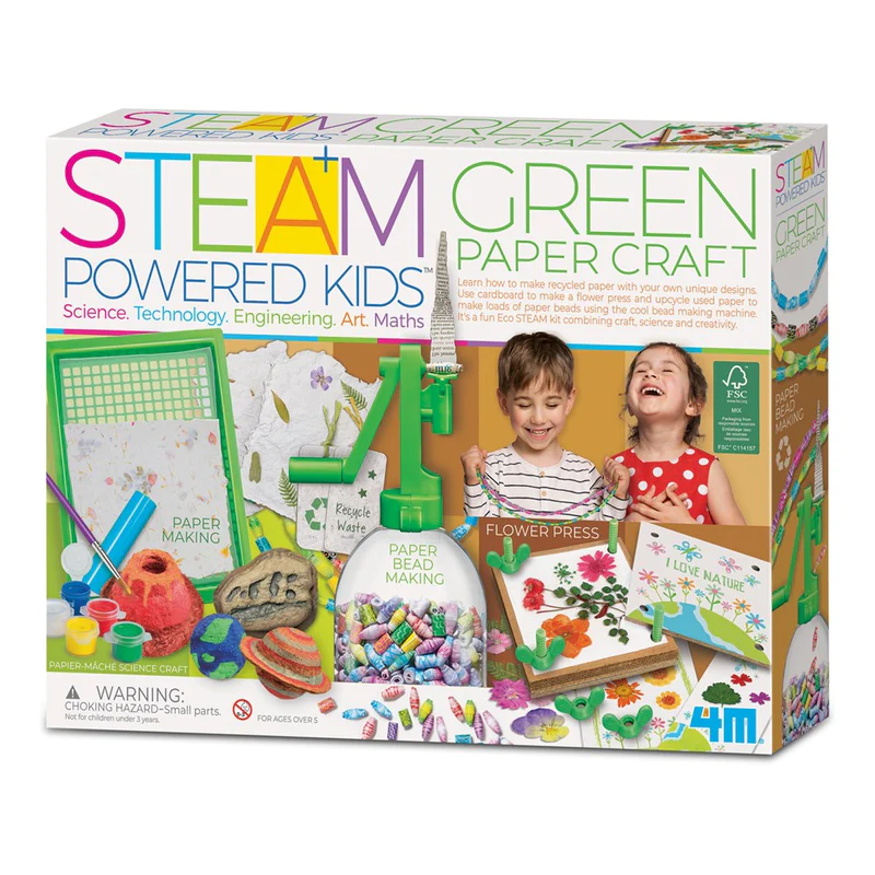 4M STEAM Powered Kids - Green Paper Craft