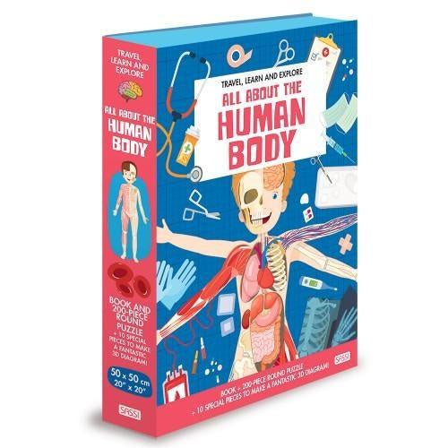 All About Human Body 3D Puzzle & Book Set