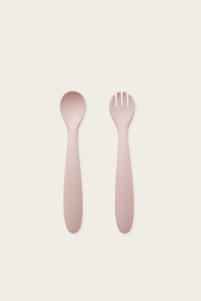 Spoon and Fork Set - Blush