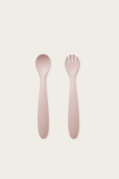 Spoon and Fork Set - Blush