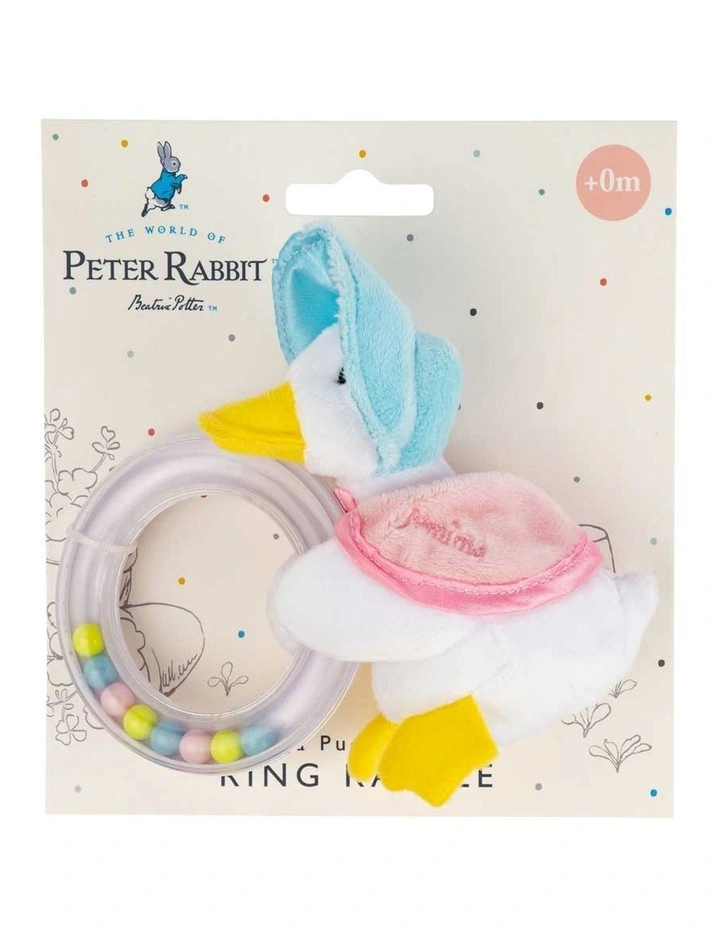 Jemima Puddleduck Ring Rattle