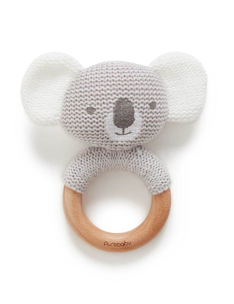 Knitted Koala Rattle