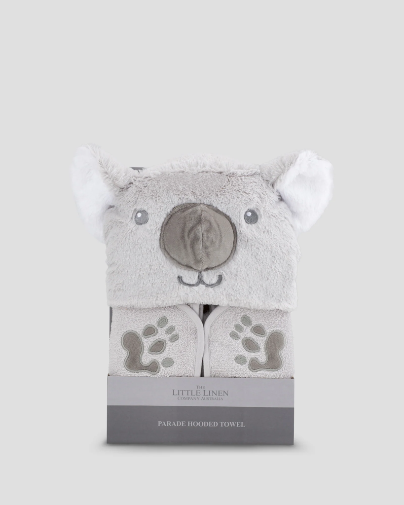 Cheeky Koala Plush Hooded Towel
