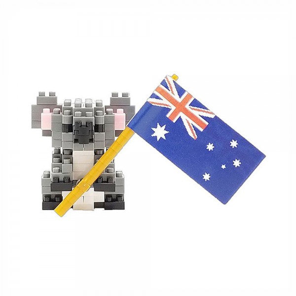 Koala with Flag