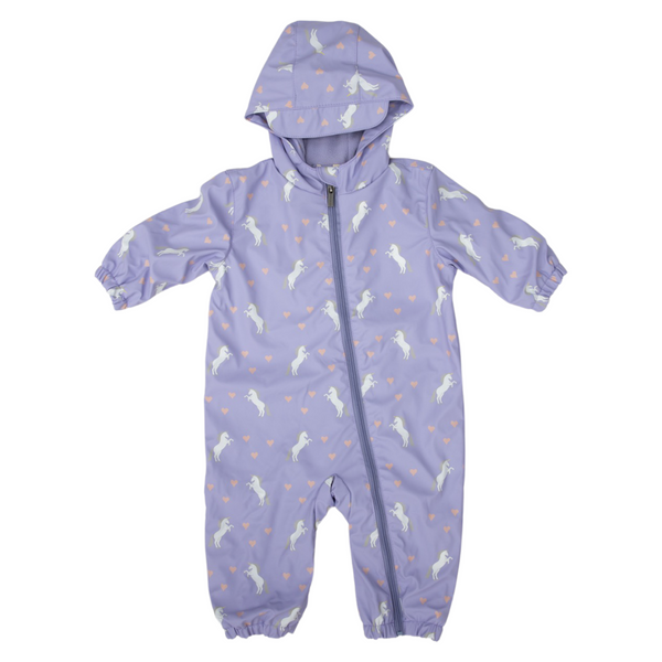 Lavender Unicorn Rainsuit