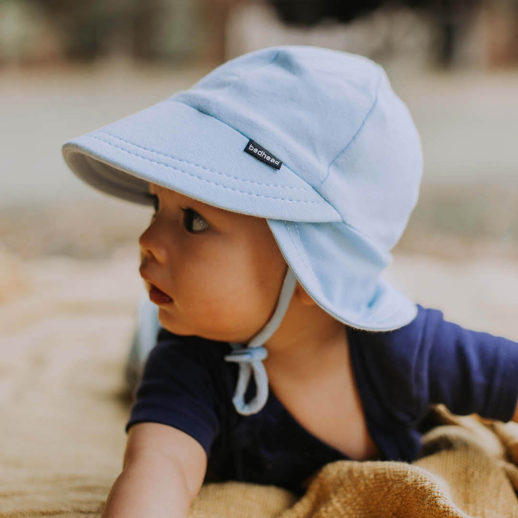 Legionnaire Hat with Strap - Baby Blue