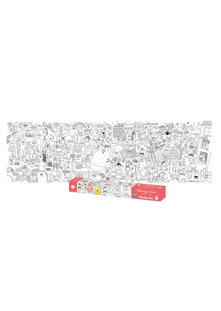 Les Schmouks giant colouring poster