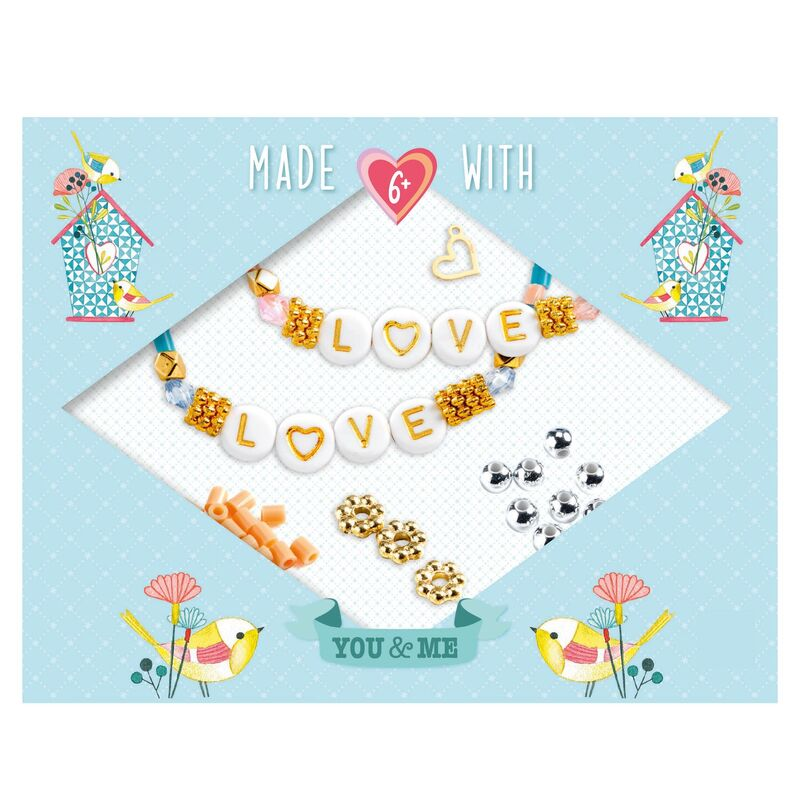 You & Me Letter Threading Beads Set