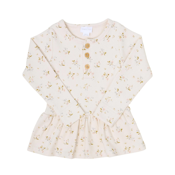 Organic Cotton Siera Top - Nina Watercolour Floral