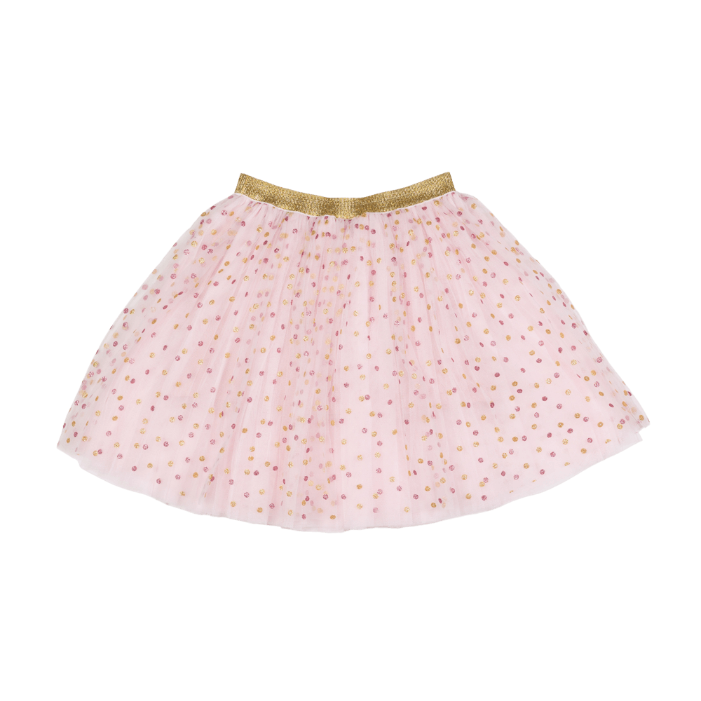 Pink Dot Tulle Skirt