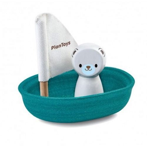 Plan Toys - Polar Bear Sailing Boat