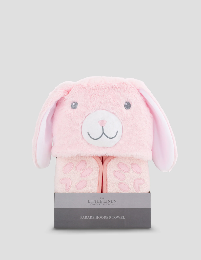 Ballerina Bunny Plush Hooded Towel