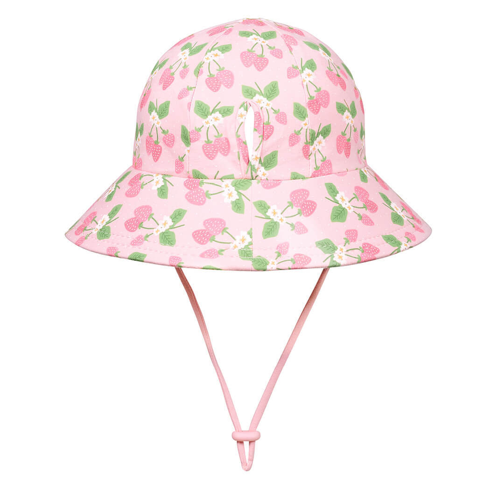 Strawberry Ponytail Bucket Hat