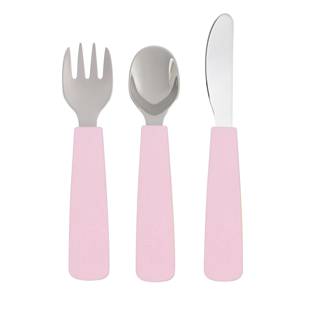 Toddler Feedie Cutlery Set - Powder Pink