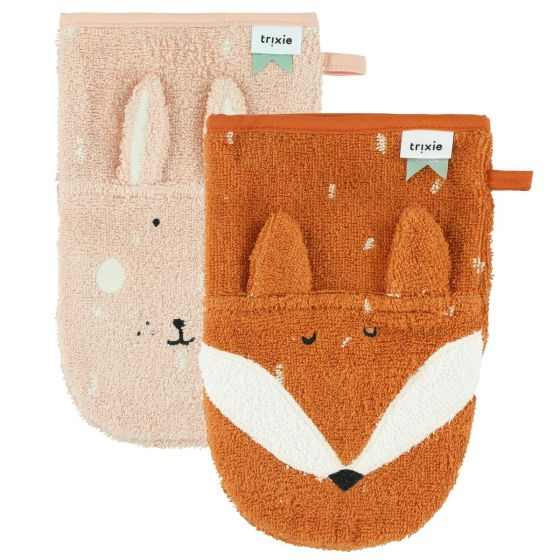 Mrs Rabbit - Mr Fox wash mitts