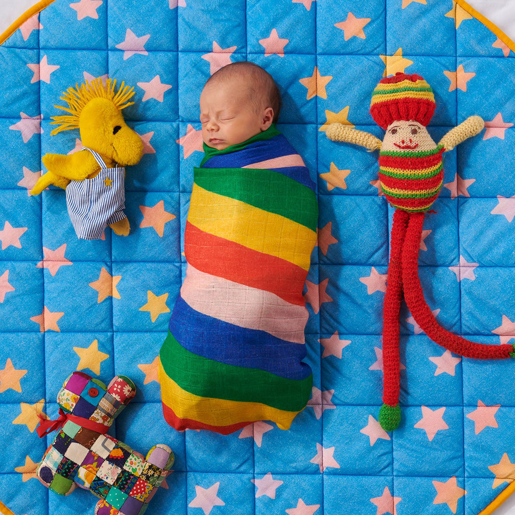 Rainbow Bamboo Swaddle