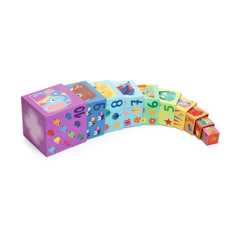 Rainbow Stacking Cube Blocks