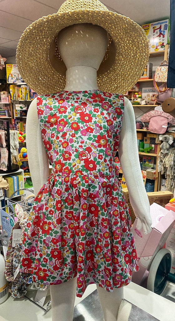 Handmade Liberty Red Dress