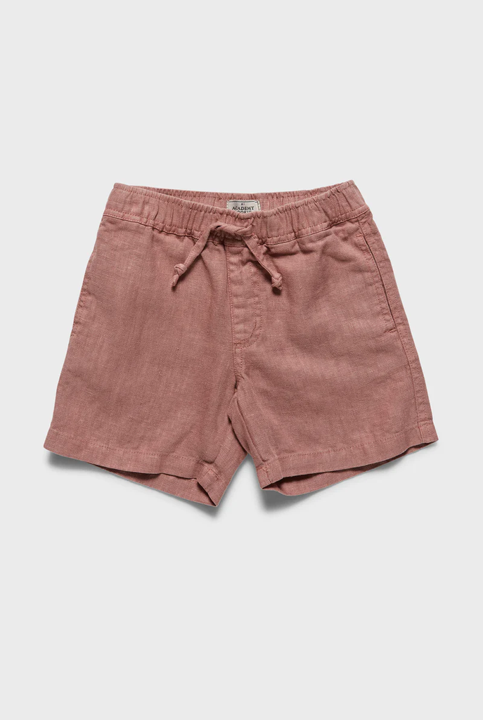 Kids Riviera Linen Short - Rosette Pink