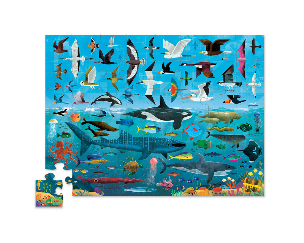Above & Below Puzzle - Sea and Sky (48pcs)