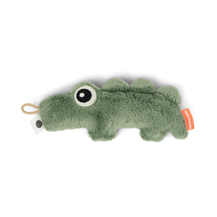 Croco Green tiny sensory rattle