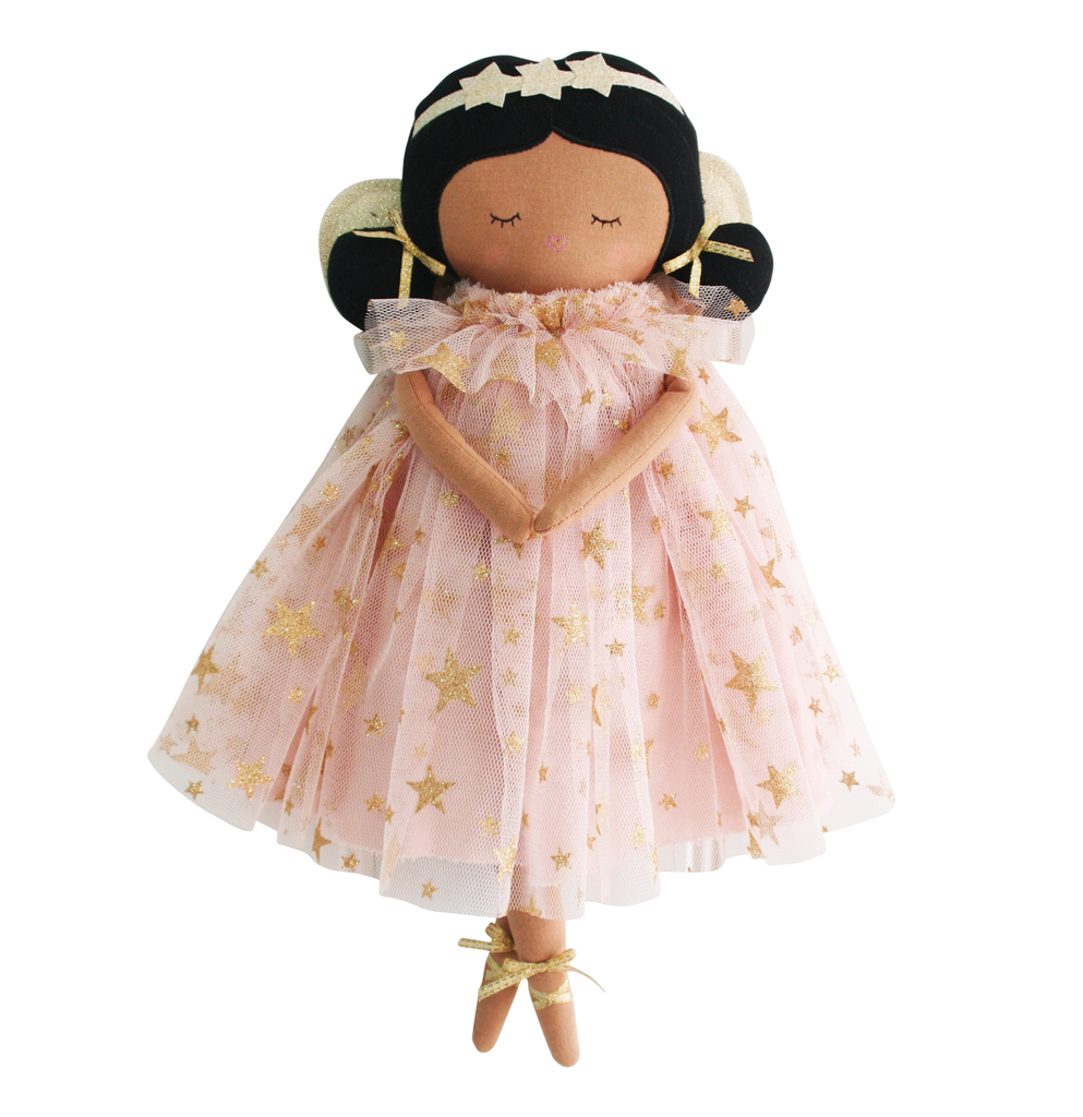 Seraphina Fairy Doll - Pink Gold Stars