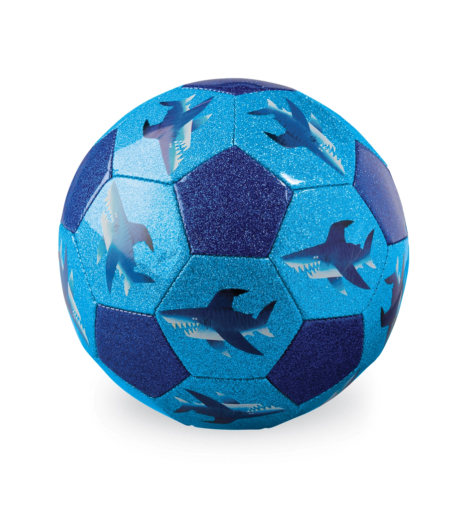 Glitter Soccer Ball - Shark City