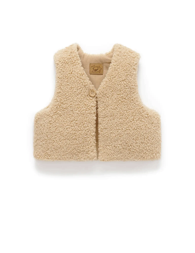 Shearling Reversible Vest