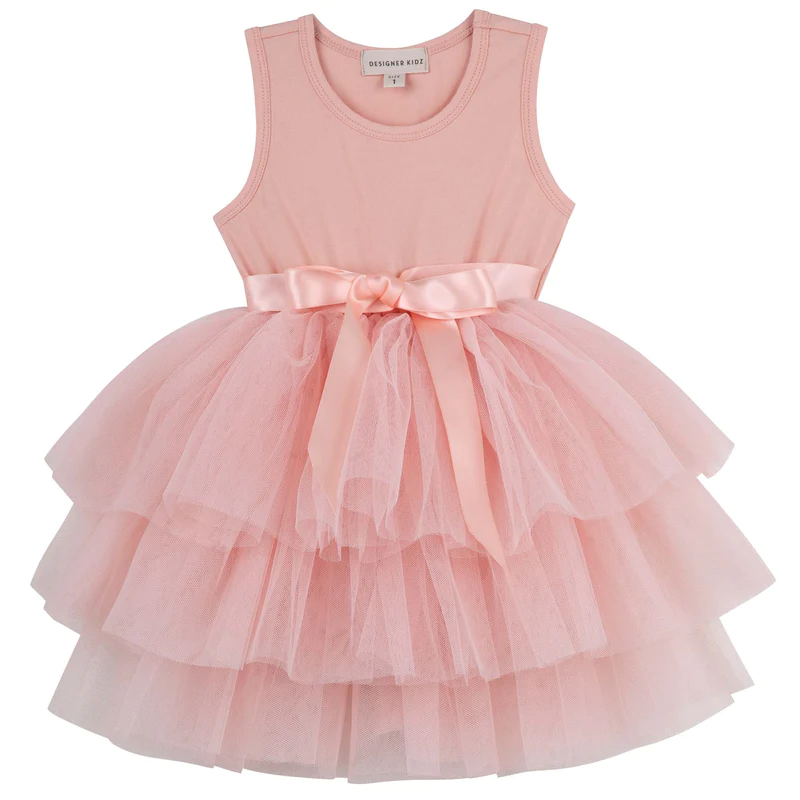 My First Tutu Sleeveless - Tea Rose