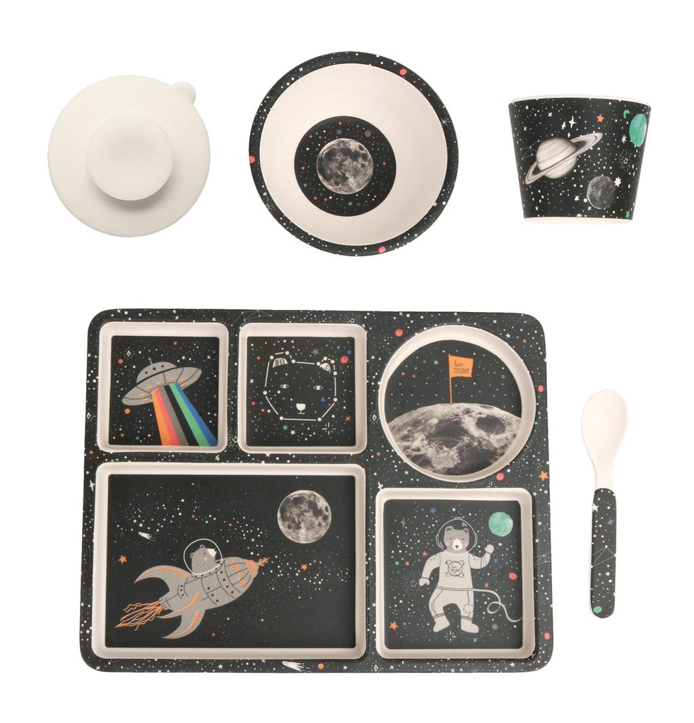 Divided Plate Set: Space Adventure