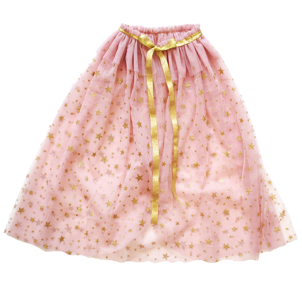 Tulle Star Cape Blush (Ages 3-10 years)