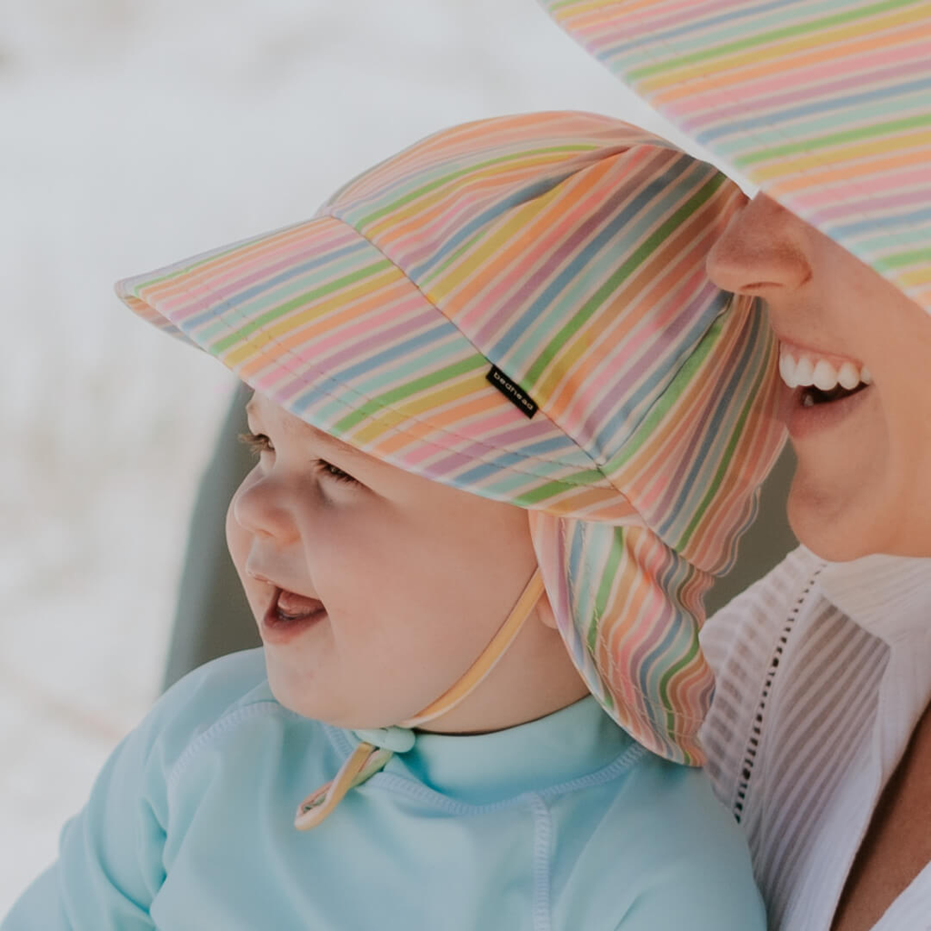 Kids Swim Legionnaire Hat - Rainbow