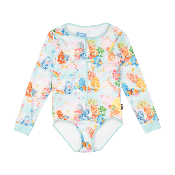 Adventures in Care-A-Lot Rashie One Piece - Multi Blue