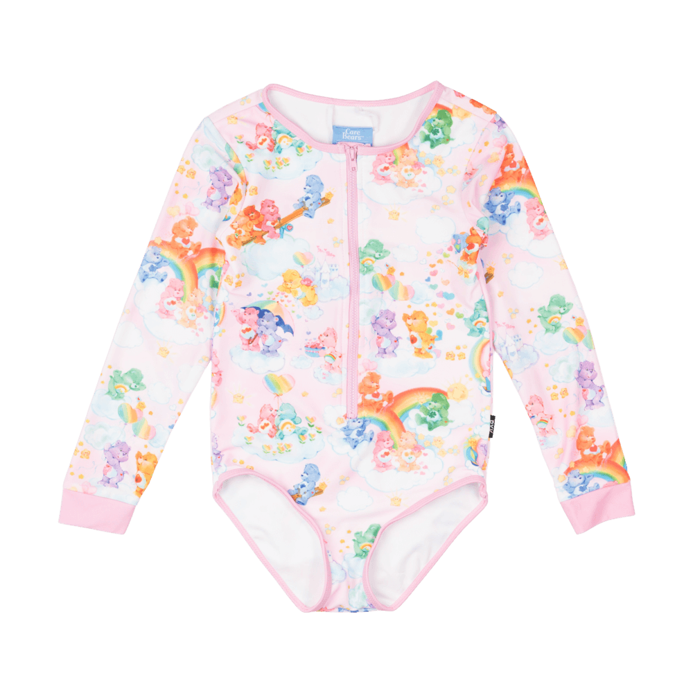 Adventures in Care-A-Lot Rashie One Piece - Multi Pink