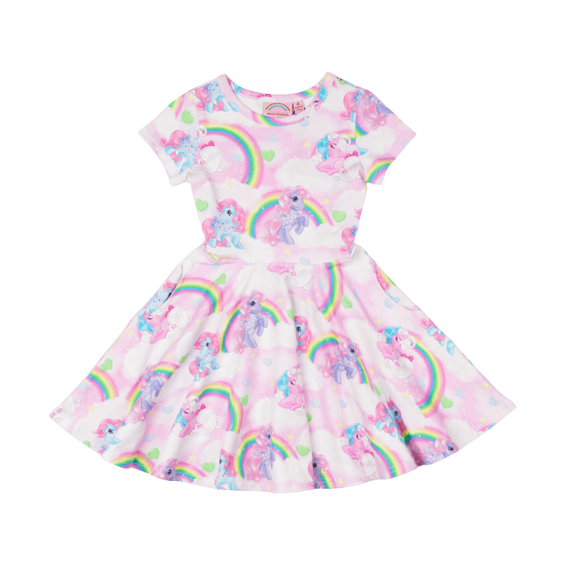 Pony Clouds Waisted Dress