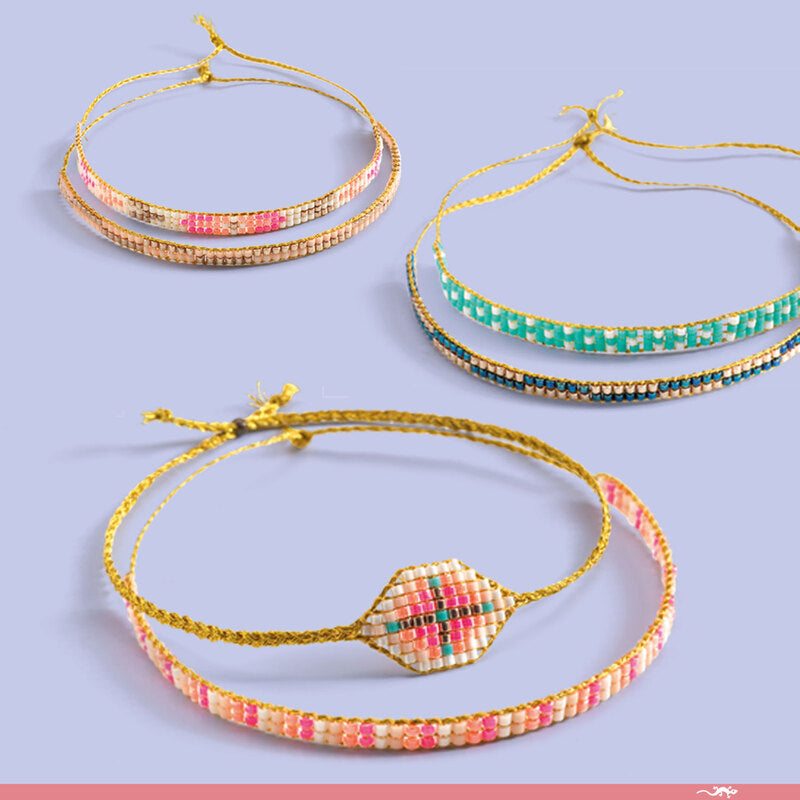 Tiny Beads Bracelet Set