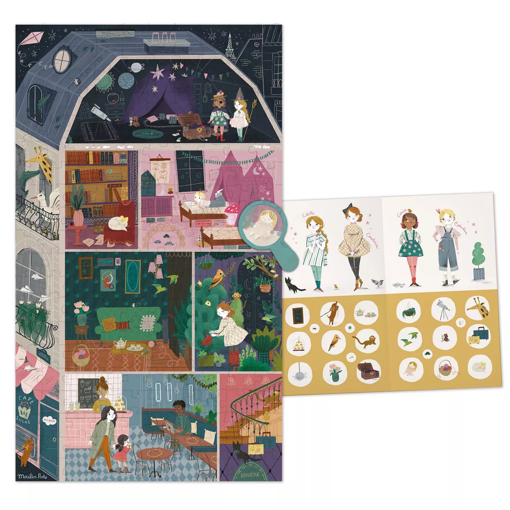 Moulin Roty Les Parisiennes 'The townhouse puzzle' 200pcs
