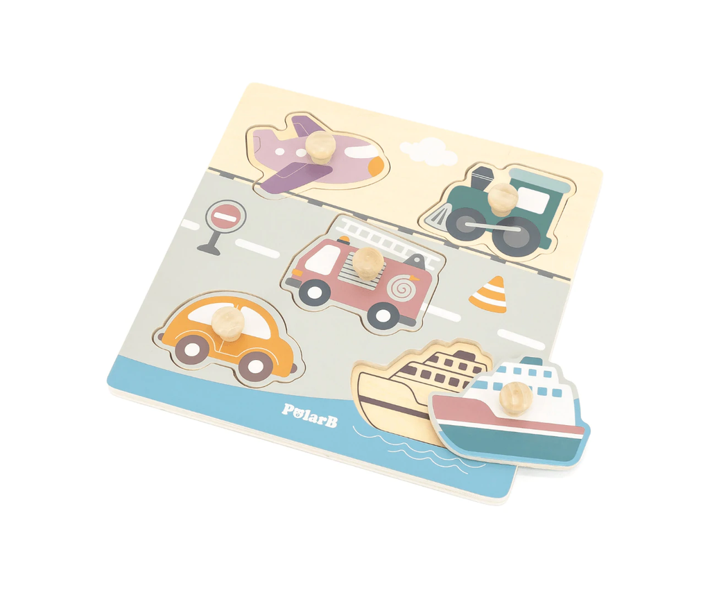 Polar B Chunky Peggy Transport Puzzle