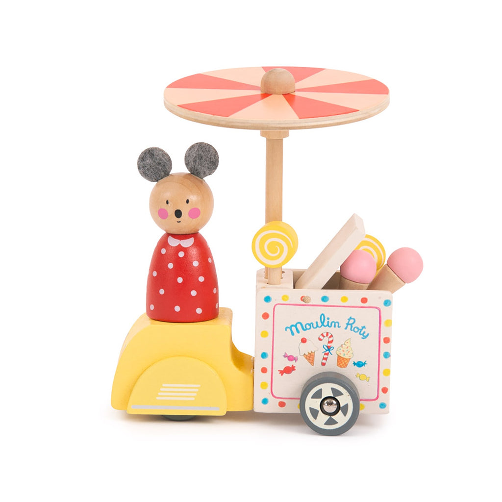Moulin Roty Grand Famille ice cream delivery tricycle