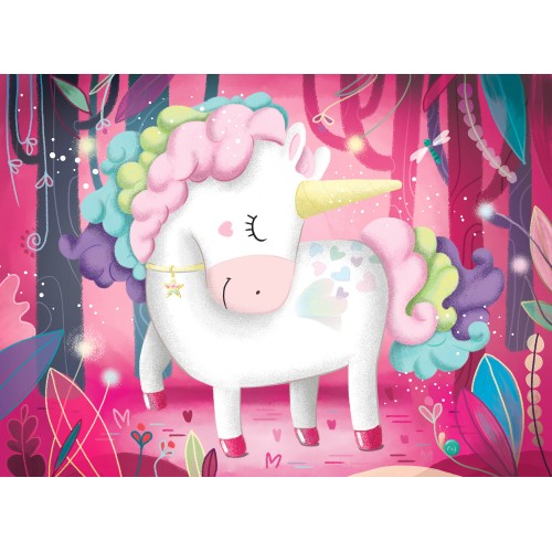 Sassi Book & Giant Puzzle - The Magic Unicorn (30pcs)