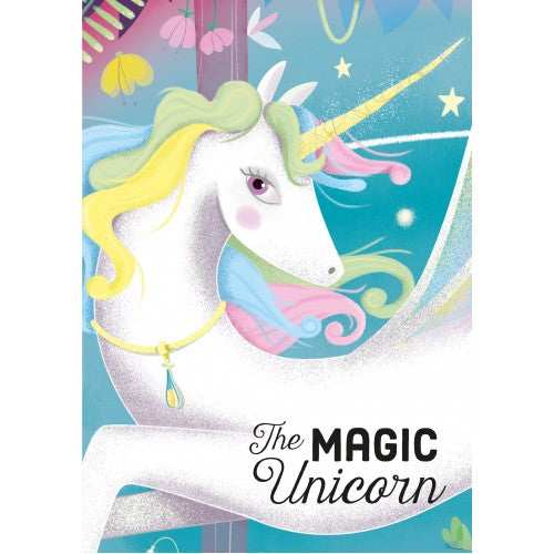 Sassi Book & Puzzle - Unicorn 100 pcs