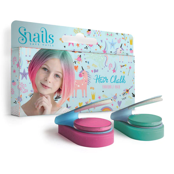 Hair Chalk - Unicorn - Pink Green
