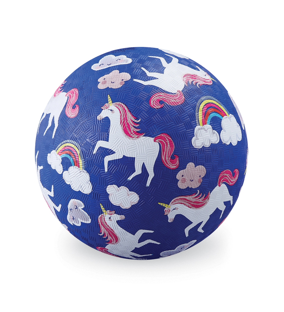 Purple unicorns 5 inch ball