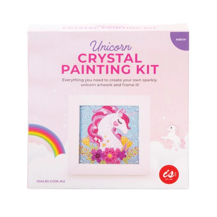 Crystal Painting Kit with Frame - Unicorn