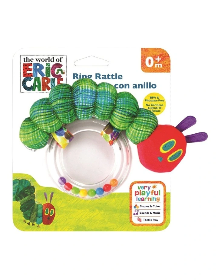 Very Hungry Caterpillar Ring Rattle