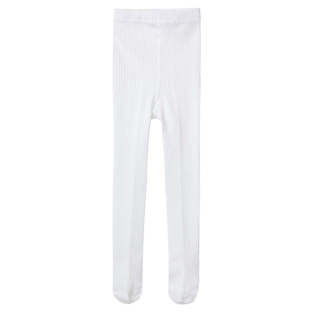 Rib tights - white