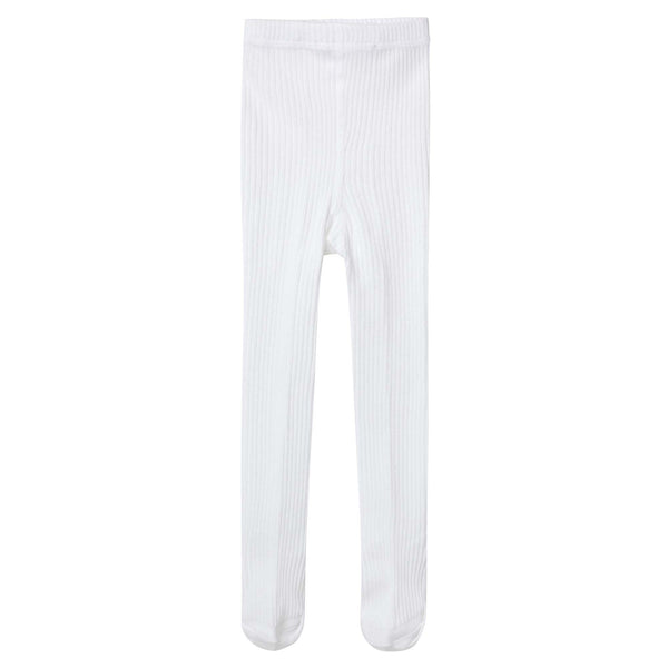 Rib tights - white