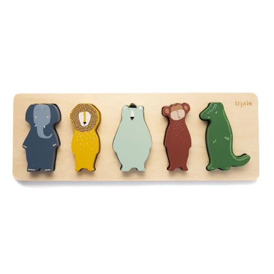 Wooden animal shape puzzle