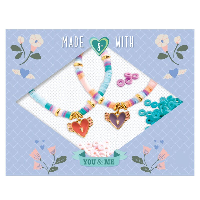 You & Me Heishi Hearts Beads